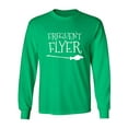 thumbnail image 1 of Frequent Flyer Adult Long Sleeve T-shirt, 1 of 3