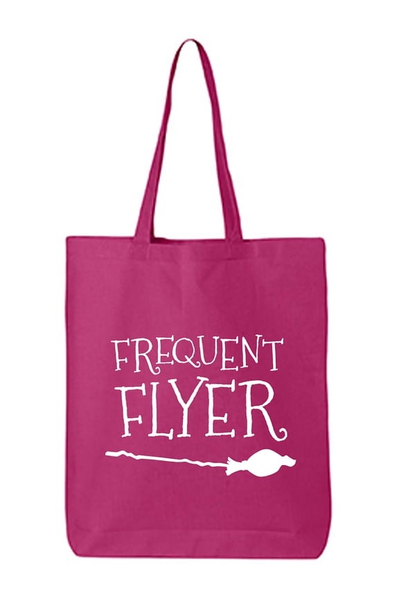Frequent Flyer Cotton Canvas Tote Bag
