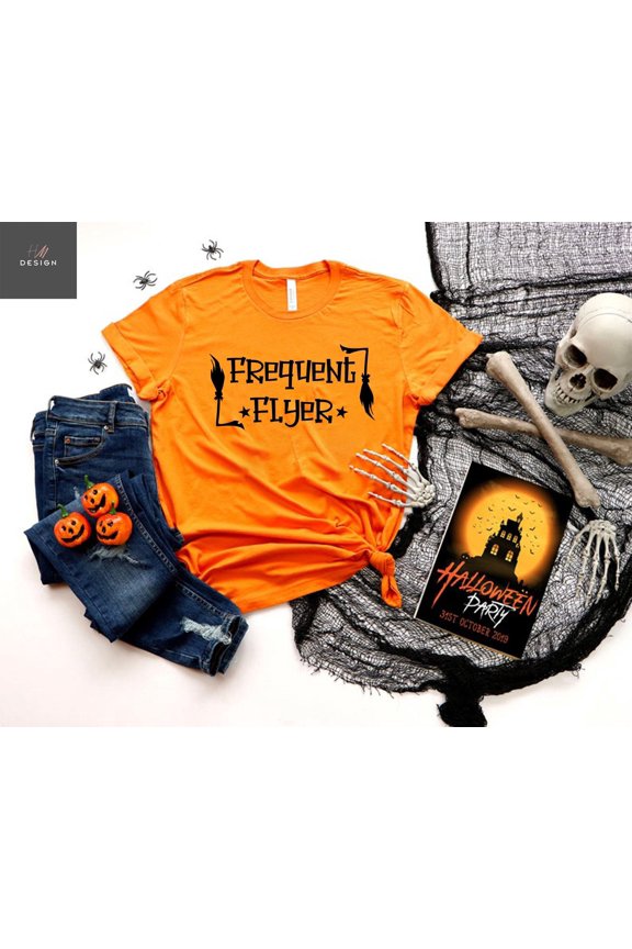Frequent Flyer Shirt, Funny Witch Shirt, Witch Halloween Shirt, Witch Gift for Witches, Ha