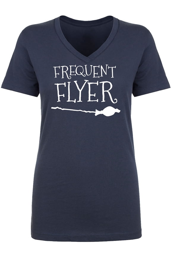 Frequent Flyer Womens V-Neck T-Shirt