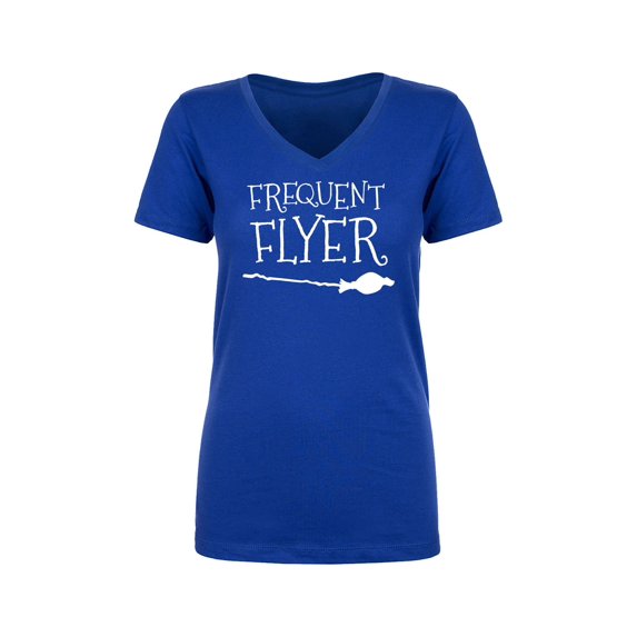 Frequent Flyer Womens V-Neck T-Shirt