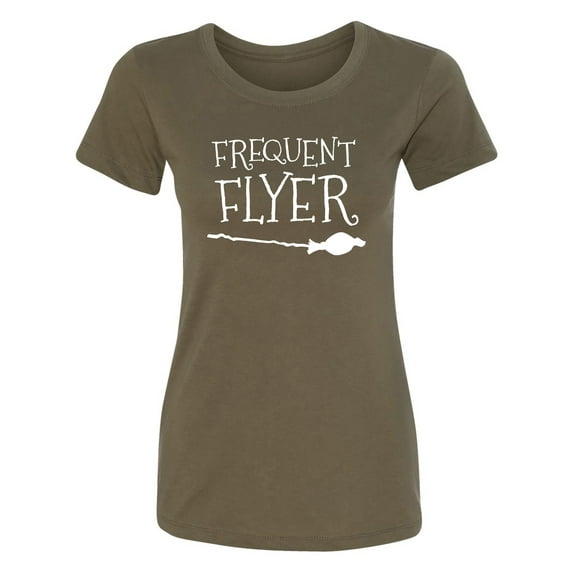 Frequent Flyer Womens crewneck tee