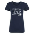 thumbnail image 1 of Frequent Flyer Womens crewneck tee, 1 of 2