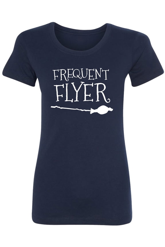 Frequent Flyer Womens crewneck tee