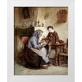 thumbnail image 1 of Frere, Edouard 12x14 White Modern Wood Framed Museum Art Print Titled - Worn Through, 1 of 4