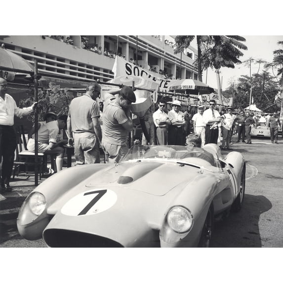 Frere Motor Sport Testa Rossa Leopoldville 1958 Extra Large XL Wall Art Poster Print