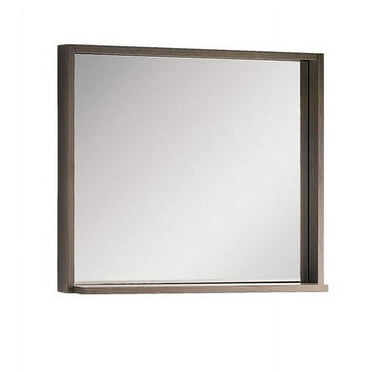 Fresca Allier 30" Gray Oak Mirror with Shelf