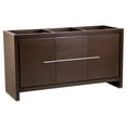 thumbnail image 1 of Fresca Allier 60" Wenge Brown Modern Double Sink Bathroom Cabinet, 1 of 4