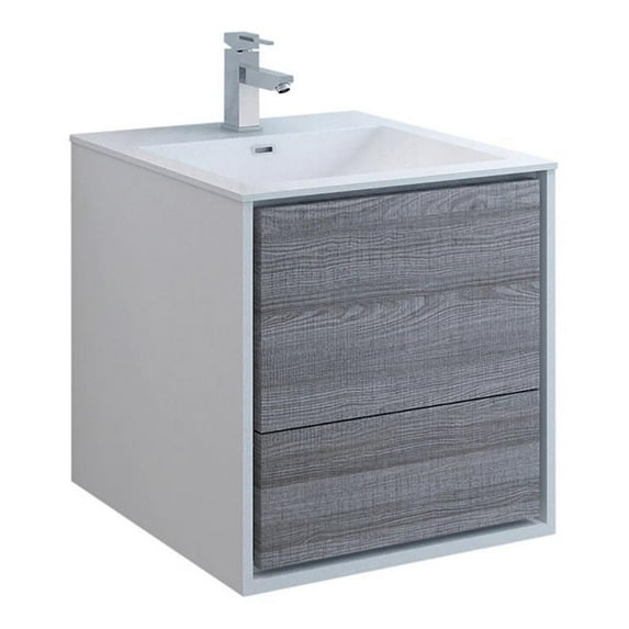 Fresca Fcb9224-I Catania 24" Wall Mounted Single Basin Vanity Set - MultiColor