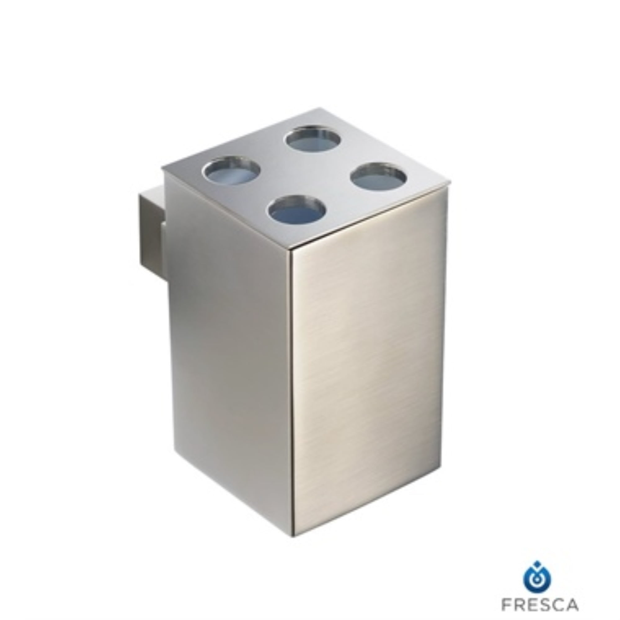 Ellite Brushed Nickel Wall Mounted Brass Toothbrush Holder