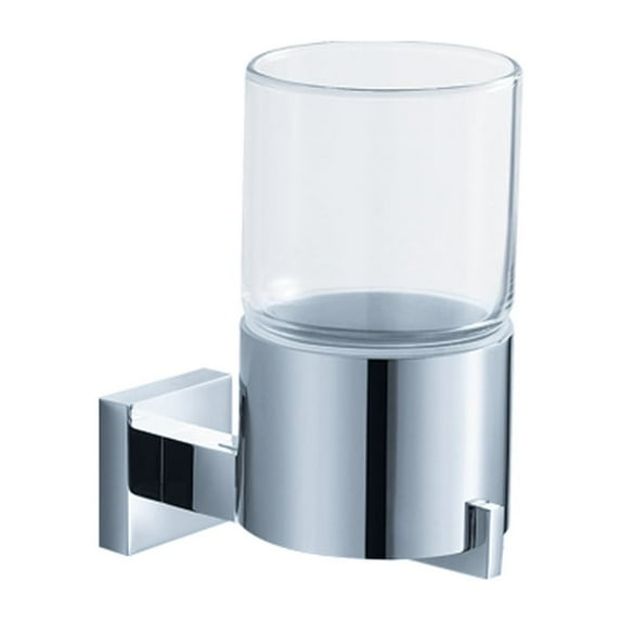 Fresca Glorioso Wall Mounted Heavy Duty Brass Tumbler Holder in Chrome
