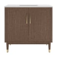 thumbnail image 1 of Fresca Fcb4436-Cwh-U Sawyer 36" Free Standing Single Basin Vanity Set - Mocha Birch, 1 of 7