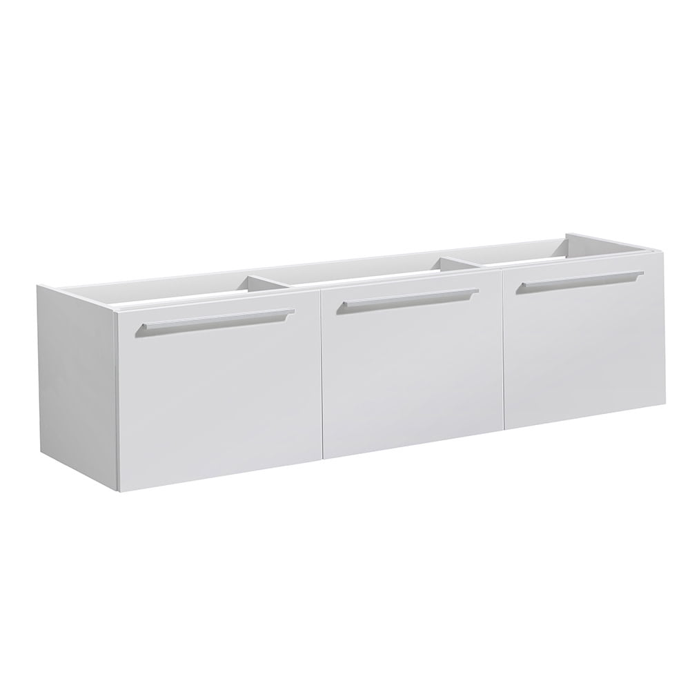 Fresca Fcb8093 Vista 59" Double Wall Mounted Mdf Vanity Only