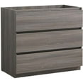 thumbnail image 1 of Fresca Fcb9342 Lazzaro 42" Free Standing Single Modern Bathroom Cabinet Only - Gray, 1 of 4