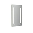 thumbnail image 1 of Fresca Fmc011530-R Tiempo 15" X 30" Lighted Frameless Single Door Medicine Cabinet -, 1 of 5