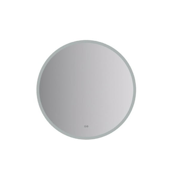 Fresca Fmr013636rd Angelo 36" Diameter Modern Circular Aluminum Frameless Bathroom Wall