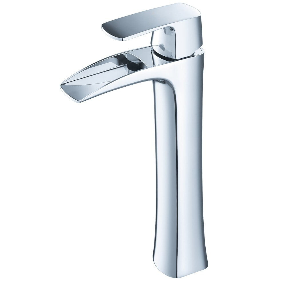 Fortore Chrome Single Hole Vessel Bathroom Faucet