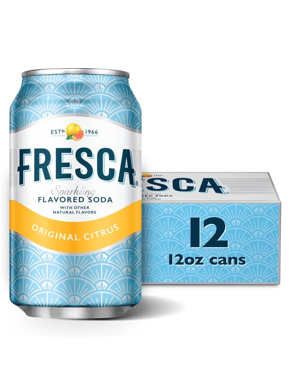 Citrus Soda Pop Fridge Pack Cans, 12 fl oz, 12 Pack