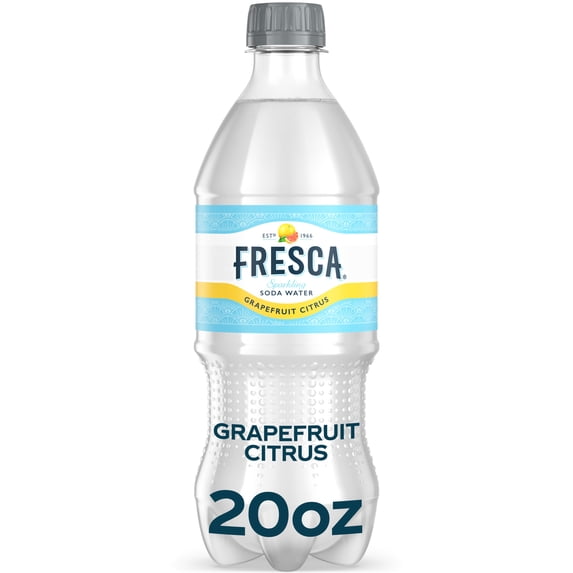 Fresca Citrus Soda Pop Bottle, 20 fl oz