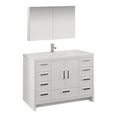thumbnail image 1 of Fresca Fvn9448 Imperia 48" Free Standing Single Basin Vanity Set - White, 1 of 9