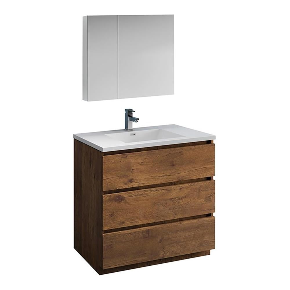 Fresca Fvn9336 Lazzaro 36" Free Standing Single Basin Vanity Set - Pink