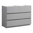 thumbnail image 1 of Fresca Lazzaro 48" Free Standing Double Sinks Bathroom Cabinet in Gray, 1 of 4
