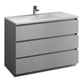 thumbnail image 1 of Fresca Fcb9348-I Lazzaro 48" Free Standing Single Basin Vanity Set - Grey, 1 of 8
