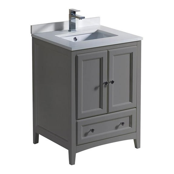 Fresca Fcb2024-U Oxford 24" Free Standing Single Basin Vanity Set - Grey