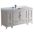 thumbnail image 1 of Fresca Fcb20-123612-U Oxford 60" Free Standing Single Basin Vanity Set - Off White, 1 of 3