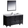 thumbnail image 1 of Fresca Oxford 60" Espresso Traditional Bathroom Vanity, 1 of 12
