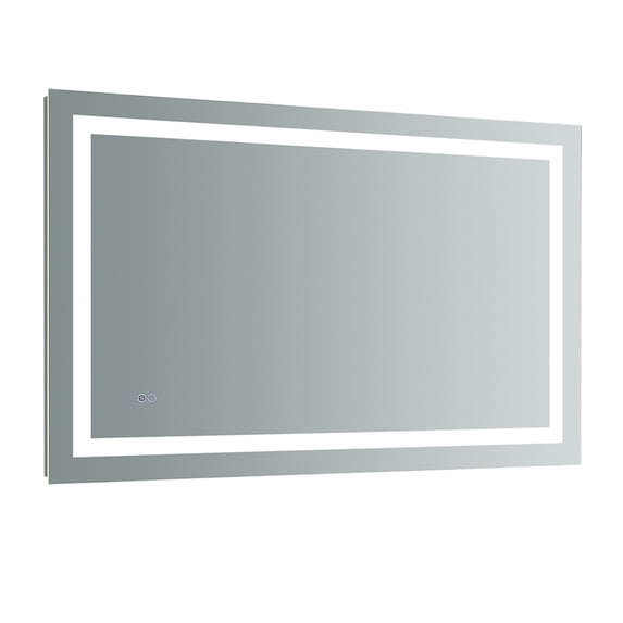 Fresca Santo 48" Wide x 30" Tall Bathroom Mirror with LED Lighting and Defogger