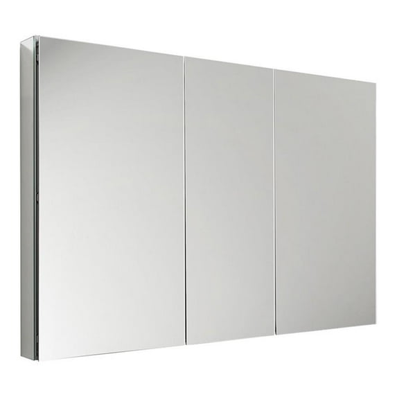 Fresca Senza 50" Aluminum Bathroom Medicine Cabinet with Mirrors in Mirrored