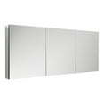 thumbnail image 1 of Fresca Senza 59" Aluminum Bathroom Medicine Cabinet with Mirrors in Mirrored, 1 of 6