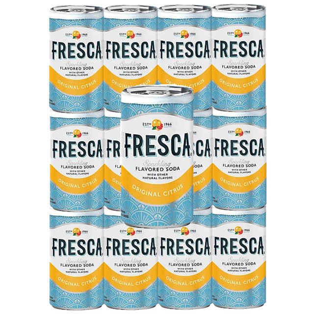 Fresca Sparkling Grapefruit Citrus Soda Water Refreshing 7.5oz Cans