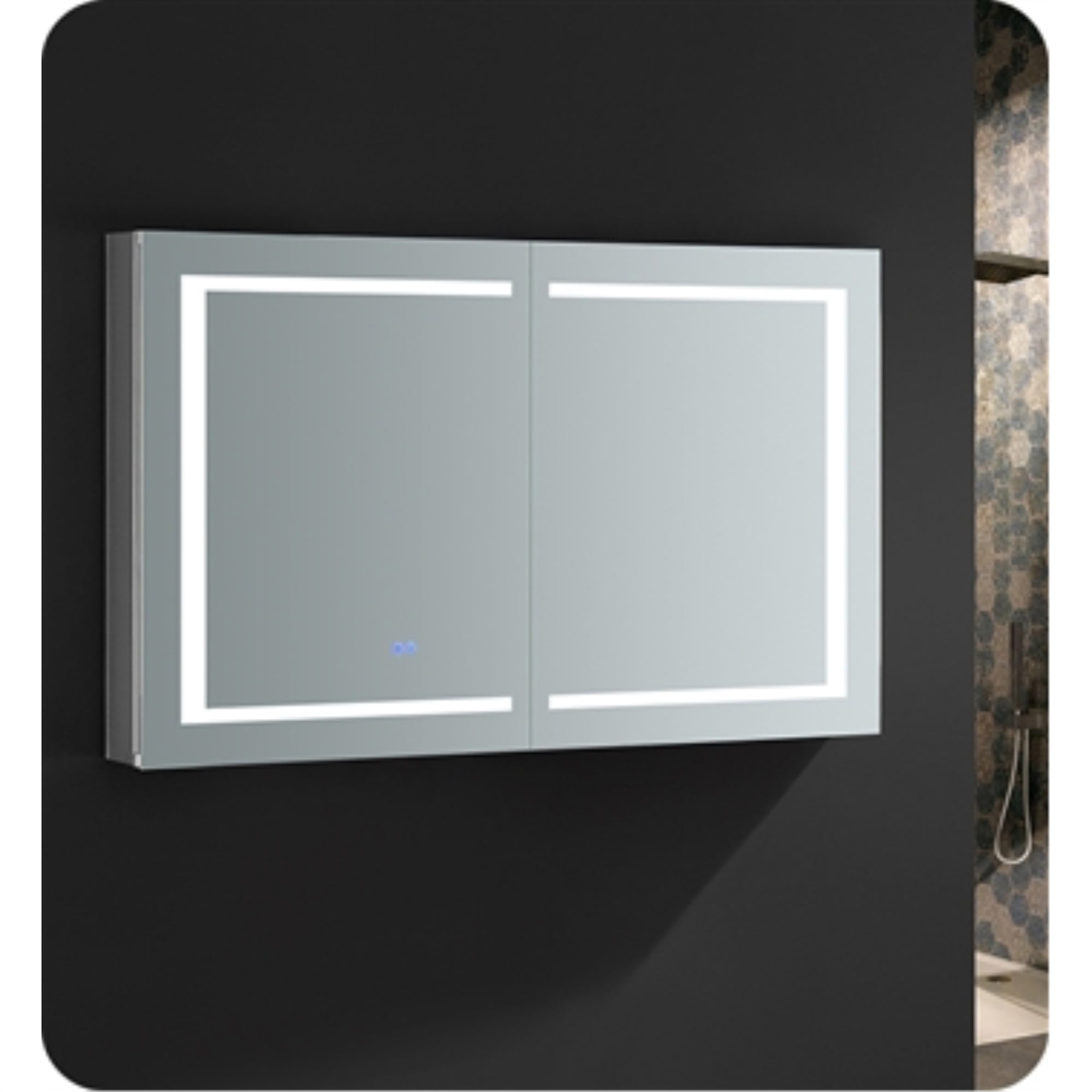 Fresca Spazio 48" Wide x 30" Tall Bathroom Medicine w/ LED