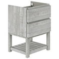 thumbnail image 1 of Fresca Stella 58" Open Base Double Bathroom Cabinet in Ash Gray, 1 of 16