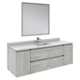 thumbnail image 1 of Fresca Formosa 60" Wall Hung Single Sink Modern Bathroom Vanity with Mirror in Ash, 1 of 12