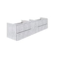 thumbnail image 1 of Fresca Formosa 70" Wall Hung Double Sink Modern Bathroom Cabinet in Rustic White, 1 of 15