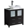 thumbnail image 1 of Fresca Torino 30" Espresso Modern Bathroom Cabinet with Top and Vessel Sink, 1 of 3