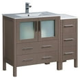 thumbnail image 1 of Fresca Torino 42" Modern Bathroom Cabinets with Integrated Sink in Gray Oak, 1 of 3