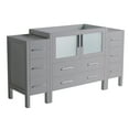 thumbnail image 1 of Fresca Torino 60" Gray Modern Bathroom Cabinets, 1 of 4