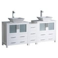 thumbnail image 1 of Fresca Fcb62-301230-V Torino 72" Free Standing Vanity Set - White, 1 of 3