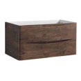 thumbnail image 1 of Fresca Tuscany 36" Wall Hung Modern Wood Bathroom Cabinet in Brown, 1 of 4