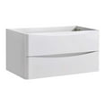 thumbnail image 1 of Fresca Tuscany 36" Glossy White Wall Hung Modern Bathroom Cabinet, 1 of 4