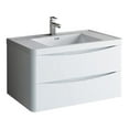 thumbnail image 1 of Fresca Fcb9036-I Tuscany 36" Wall Mounted Single Basin Vanity Set - White, 1 of 8