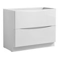 thumbnail image 1 of Fresca Tuscany 40" Free Standing Modern Wood Bathroom Cabinet in Glossy White, 1 of 4