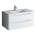 thumbnail image 1 of Fresca Fcb9040-I Tuscany 40" Wall Mounted Single Basin Vanity Set - White, 1 of 8
