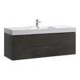 thumbnail image 1 of Fresca Valencia 60" Gray Oak Wall Hung Modern Bathroom Vanity, 1 of 5