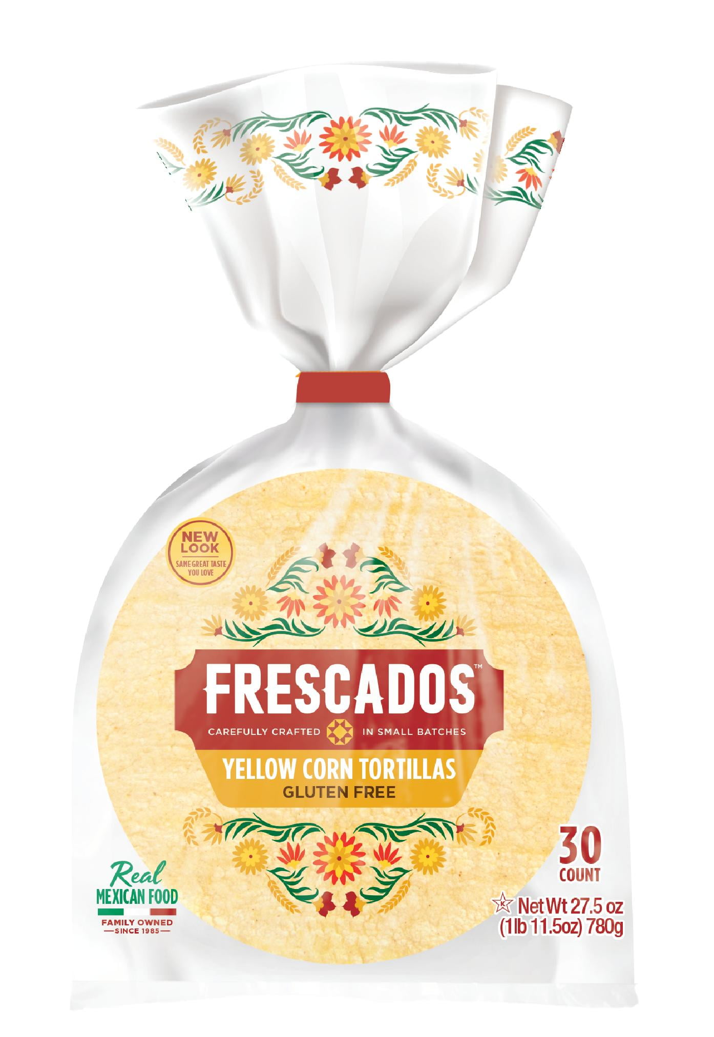 Frescados Yellow Corn Tortilla, 30 Count
