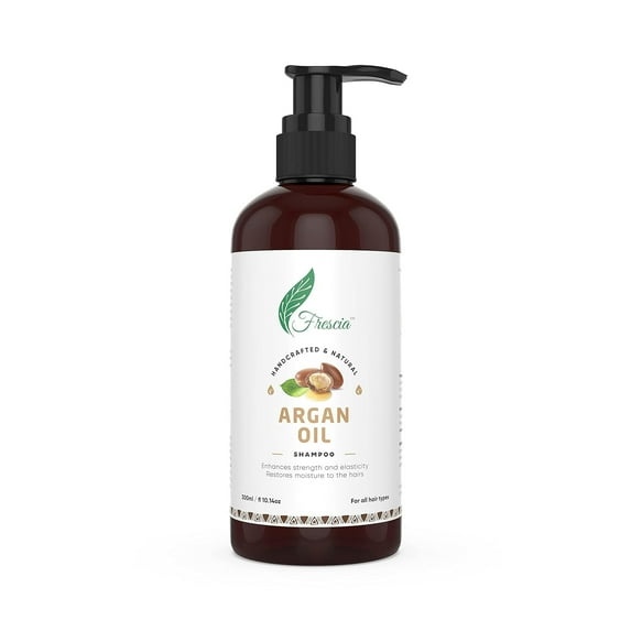 Frescia Argan Oil Shampoo | Controlling Dandruff & hair Fall | Natural & No Toxins | Effective for Damaged And Chemically Treated Hair | Nourishes Scalp & Promotes Healthy Shiny Hair | 300ml